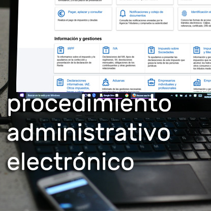 EAF18:Procedimiento administrativo electrónico